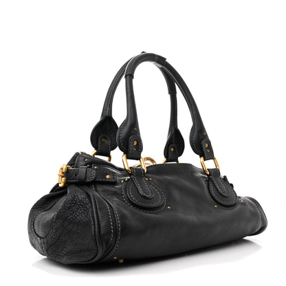 Chloe Calfskin Medium Paddington Satchel Black 3 of 9