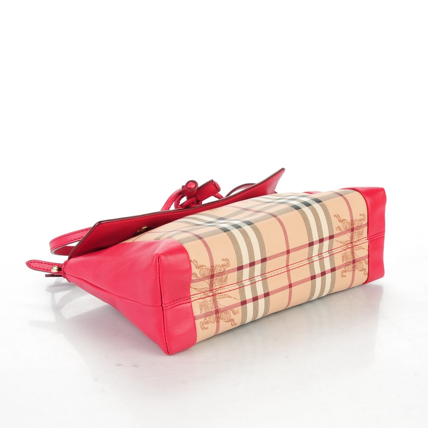 Haymarket Check Small Leah Shoulder Bag Pink Azalea