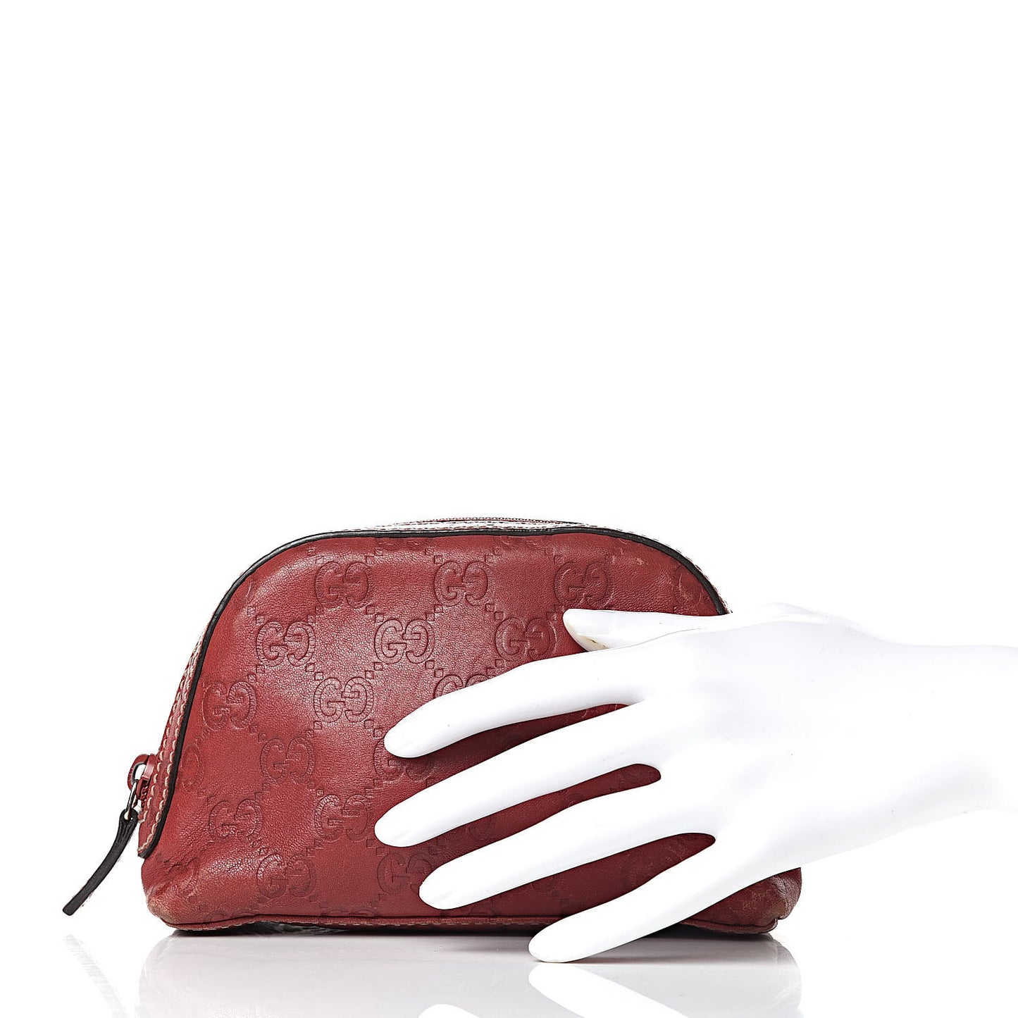 Guccissima GG Cosmetic Case Red