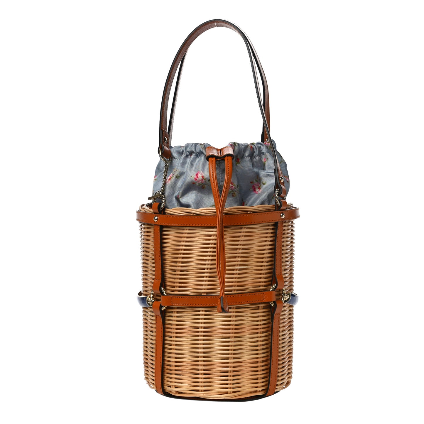 Wicker Bucket Bag Natural
