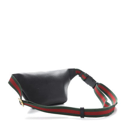 Gucci Grained Calfskin Small Logo Belt Bag Black 3 of 11