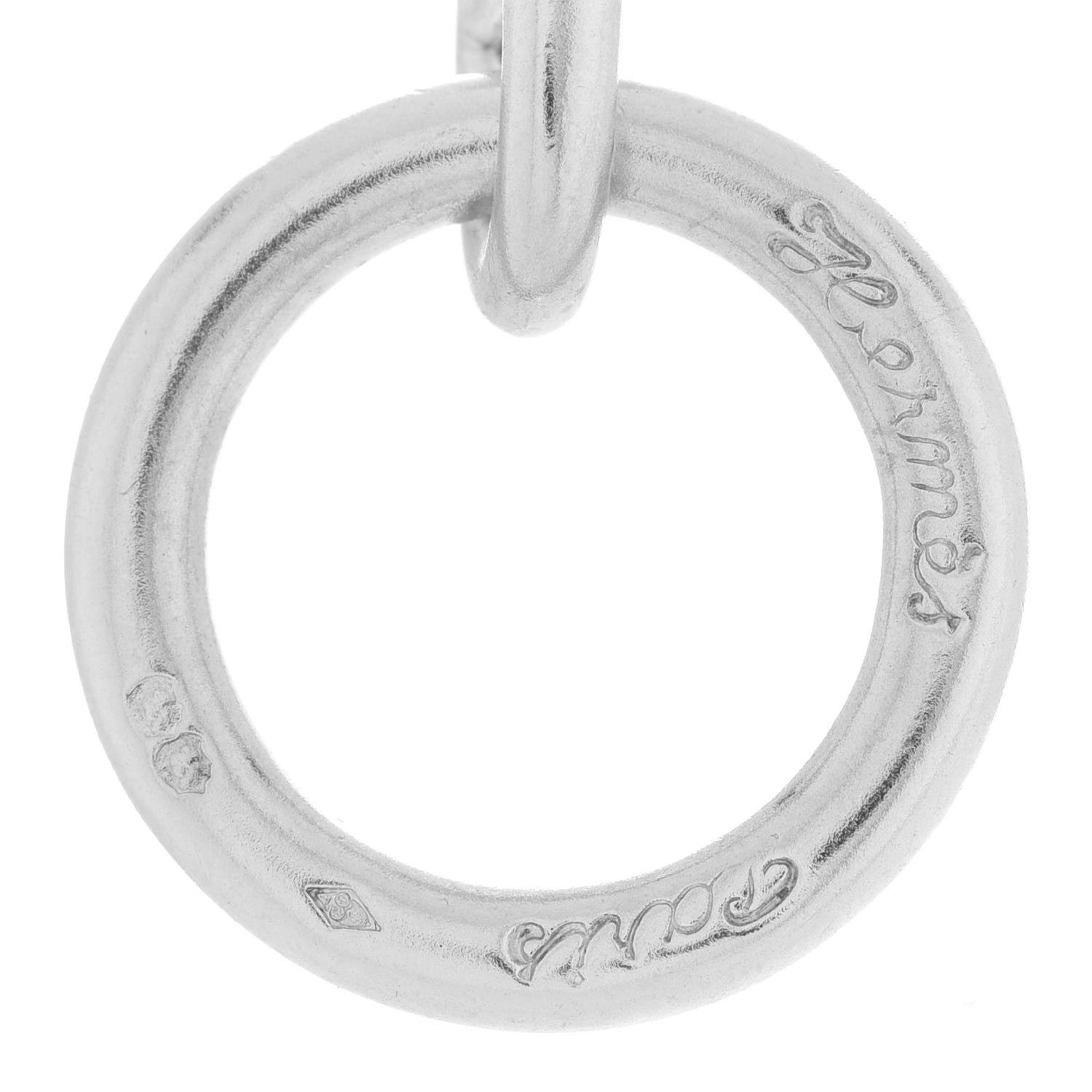 Hermes Sterling Silver MM Chaine D'Ancre Necklace 5 of 6