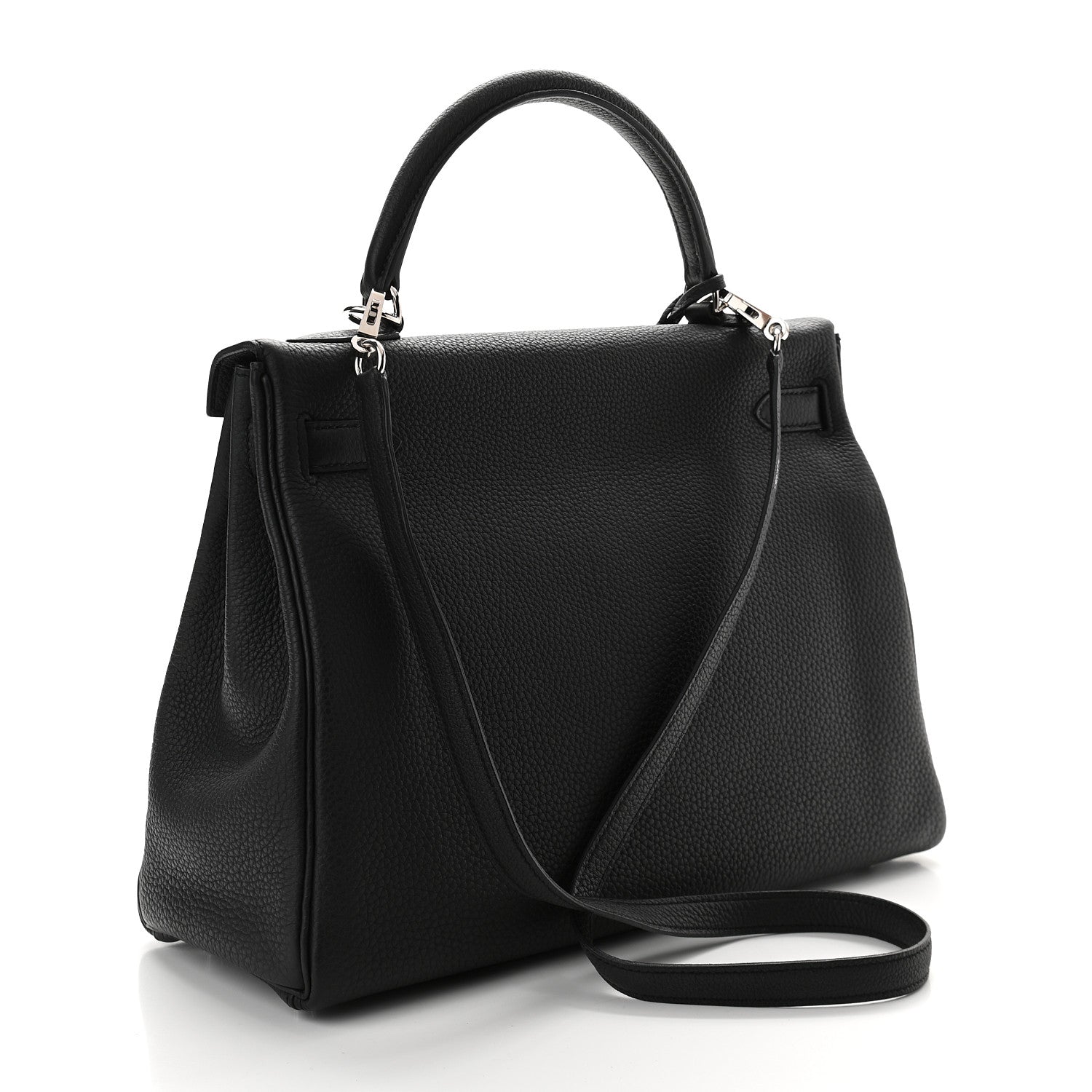 Hermes Togo Kelly Retourne 32 Black 3 of 10