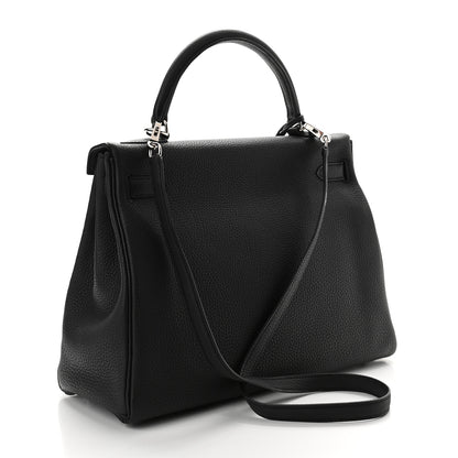 Hermes Togo Kelly Retourne 32 Black 3 of 10