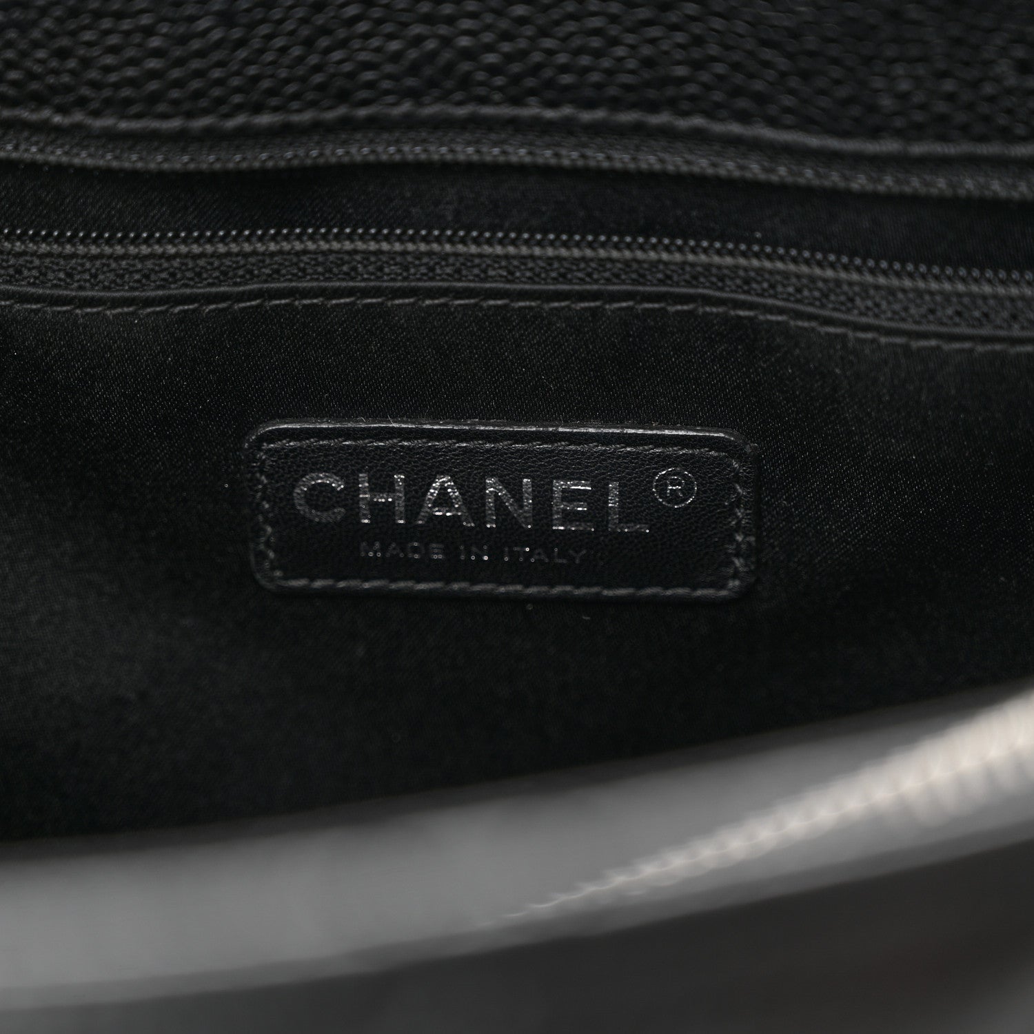 Chanel Caviar Quilted Grand Shopping Tote GST Black 6 of 10