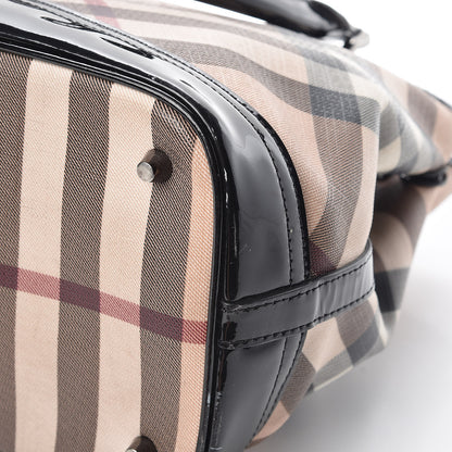Burberry Nova Check Medium Tote Black 16 of 22