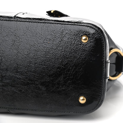 Saint Laurent Patent Oversized Muse Black 9 of 10