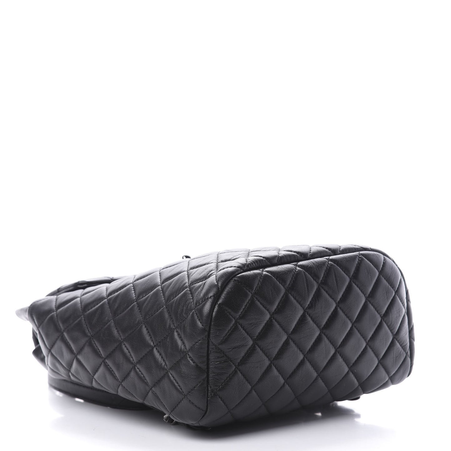 Lambskin Quilted Small Urban Spirit Backpack Black
