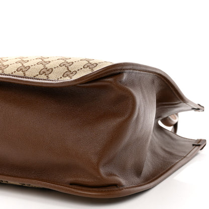 Gucci Monogram Horsebit 1955 Tote Bag Beige Brown Sugar 10 of 10