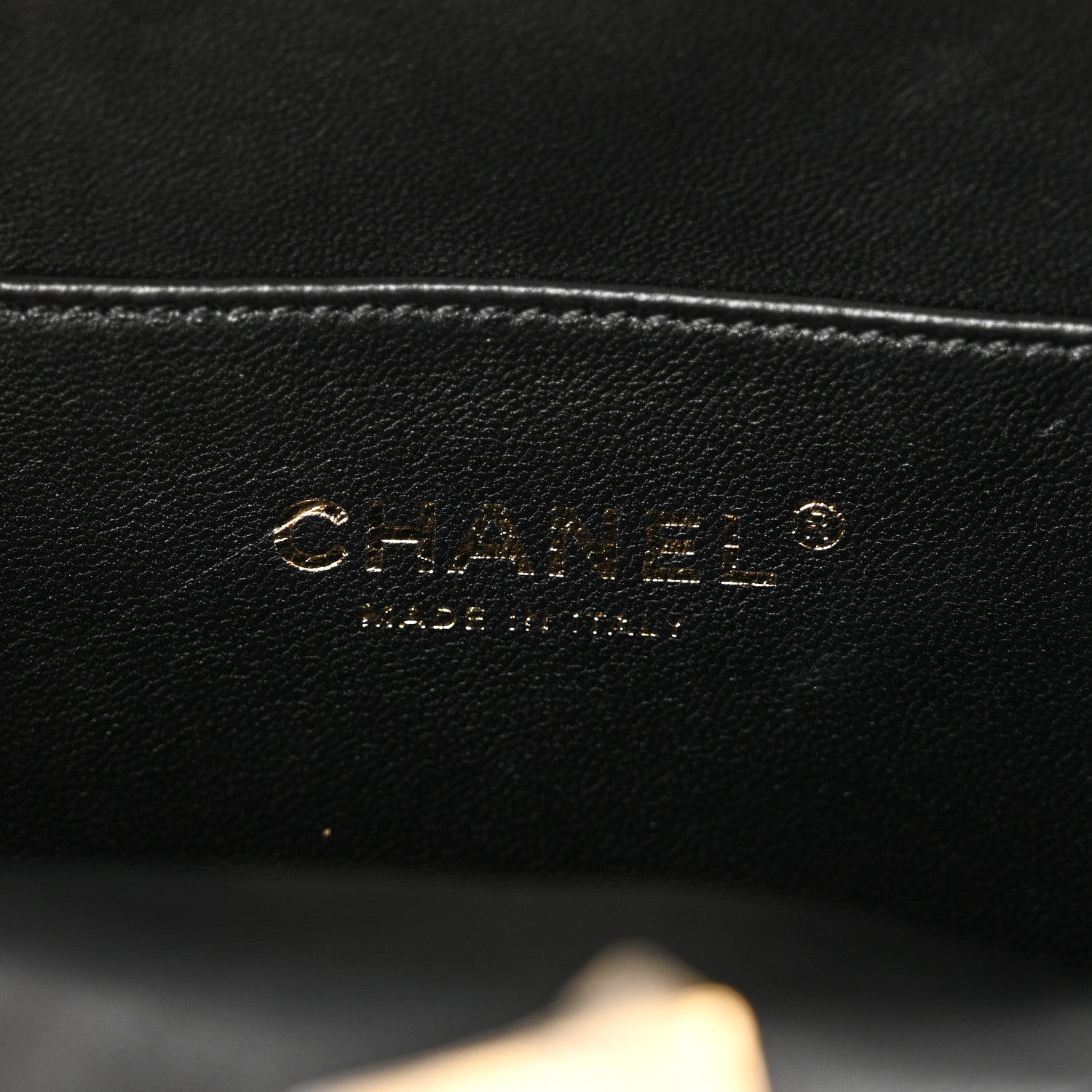 Chanel Hammered Metallic Calfskin Quilted Diamond Bag Gold 6 of 11