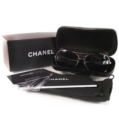 Chanel Lambskin Aviator Sunglasses 4192Q Brown 4 of 7