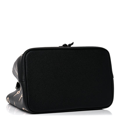 Louis Vuitton Empreinte Monogram Giant Neonoe MM Black Beige 5 of 10