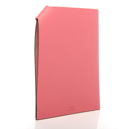 Hermes Epsom Tarmac PM Passport Holder Rose Azalee 3 of 7