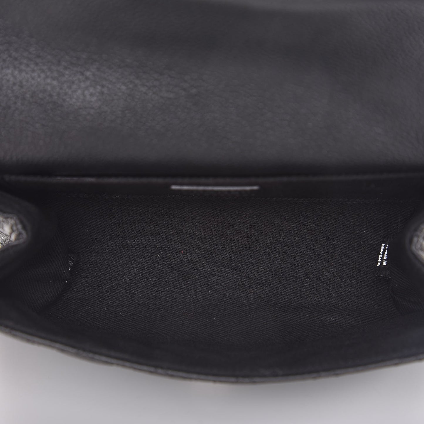Grained Calfskin Quilted 2.55 Reissue Flap Belt Bag Clutch Black