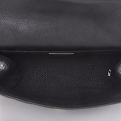 Chanel Grained Calfskin Quilted 2.55 Reissue Flap Belt Bag Clutch Black 5 of 7