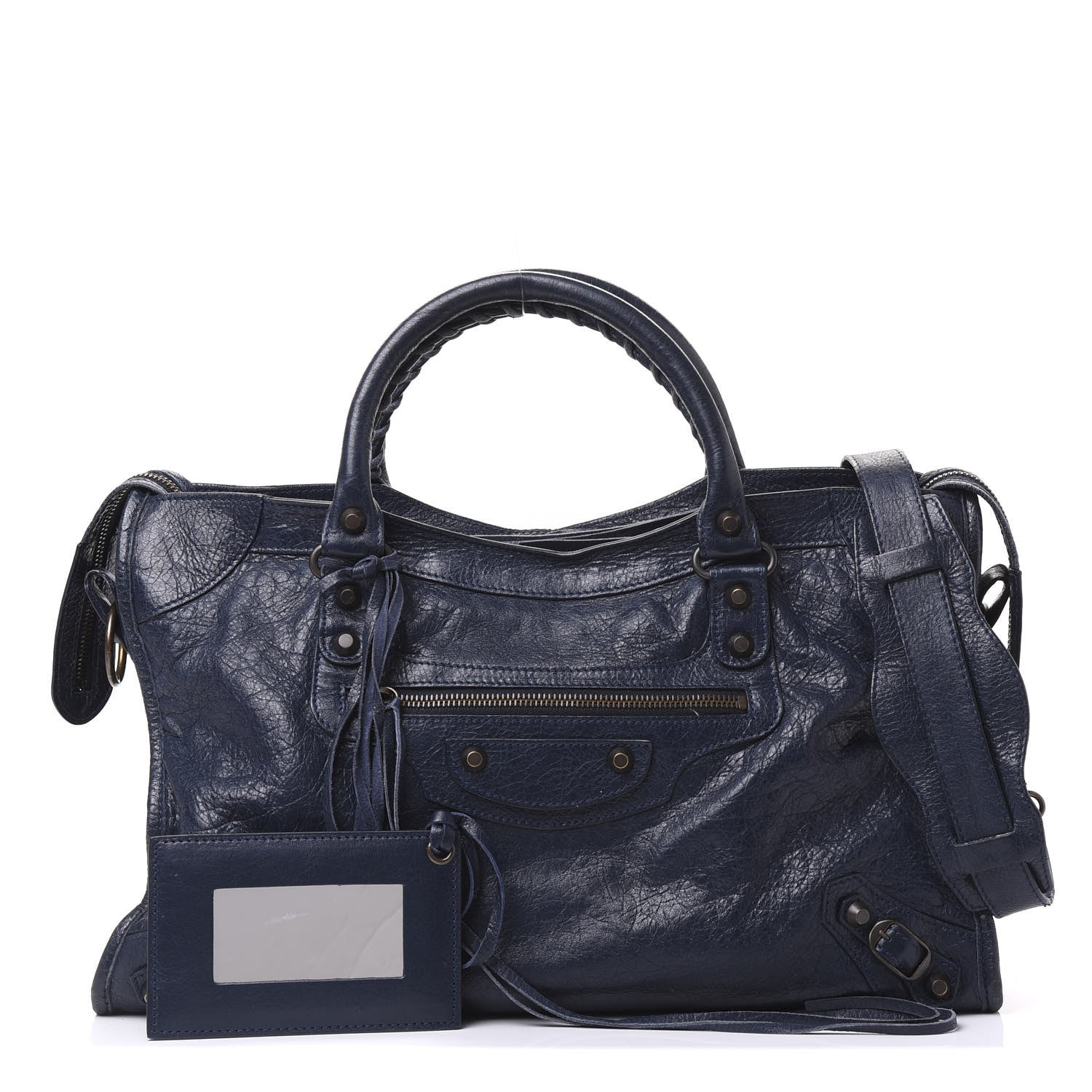 Balenciaga Agneau Classic Hardware City Bleu Obscur 1 of 12