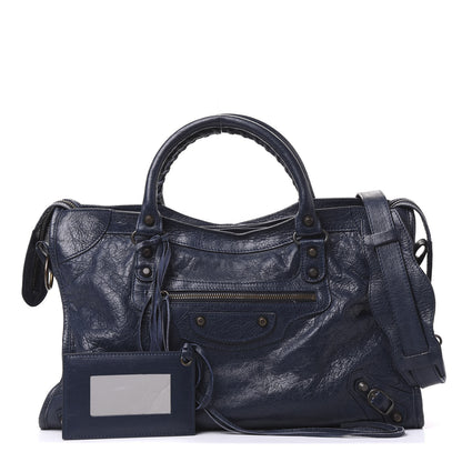 Balenciaga Agneau Classic Hardware City Bleu Obscur 1 of 12