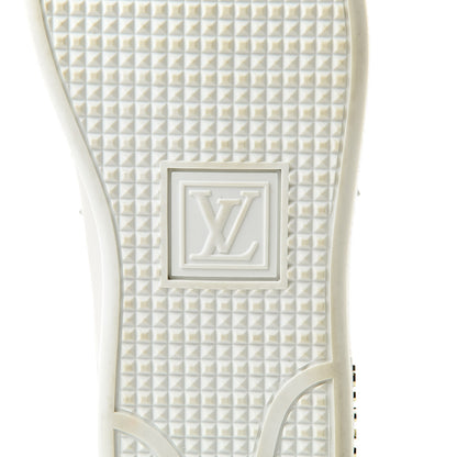 Louis Vuitton Calfskin Blooming Frontrow Sneakers 38.5 White 9 of 14