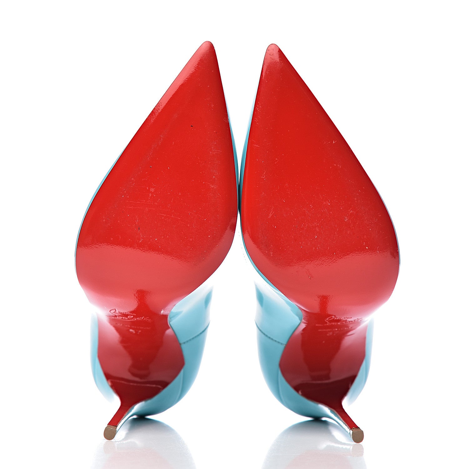 Christian Louboutin Patent So Kate 120 Pumps 37 Pacific 5 of 15