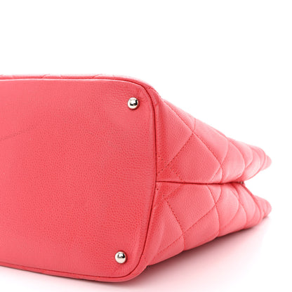 Chanel Caviar Quilted Timeless CC Soft Tote Pink 10 of 14