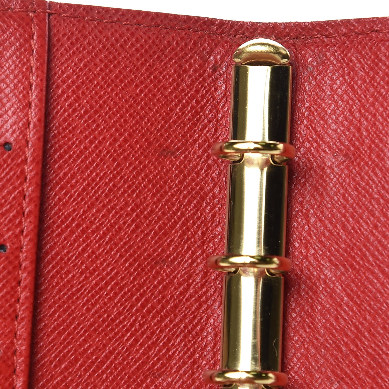 Louis Vuitton Epi Small Ring Agenda Cover Castillan Red 7 of 8