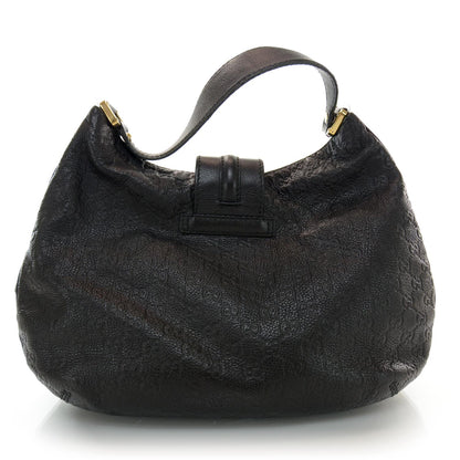 Gucci Guccissima New Ladies Web Hobo Black 3 of 8