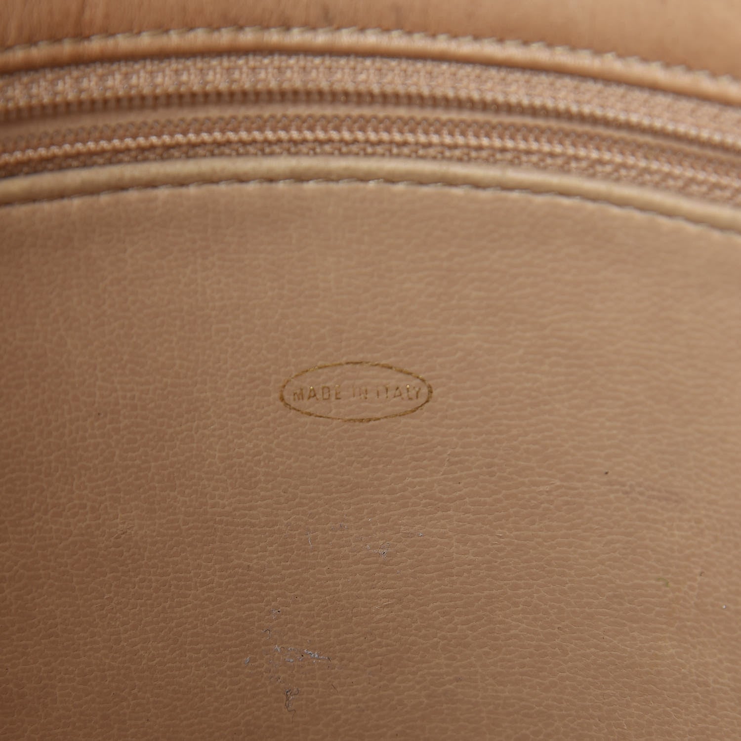 Chanel Lambskin Quilted Shopping Tote Beige 7 of 17