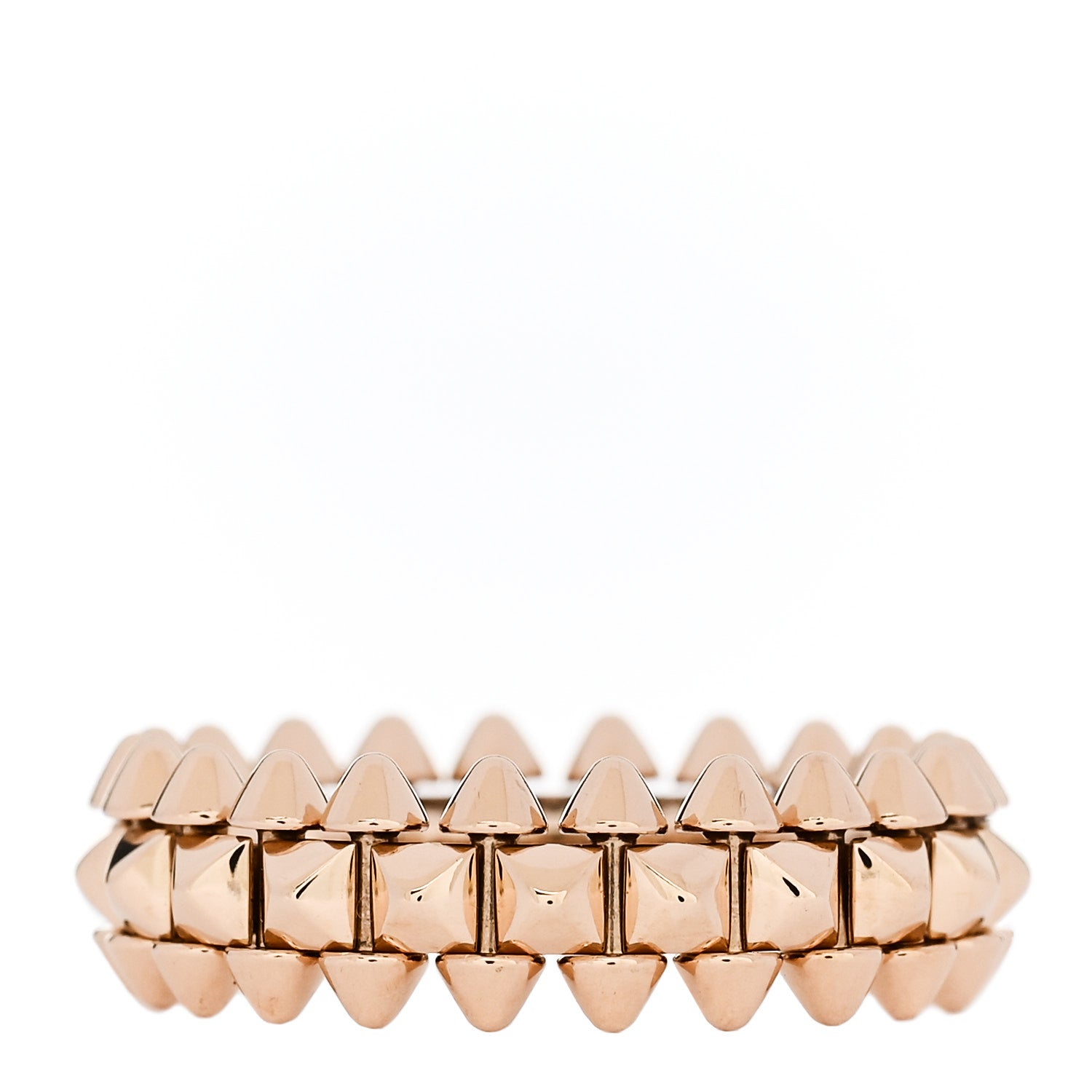 Cartier 18K Pink Gold SM Clash De Cartier Ring 51 5.75 1 of 5