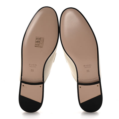 Gucci Malaga Kid Web Womens Princetown Slippers 35 Mystic White 6 of 10