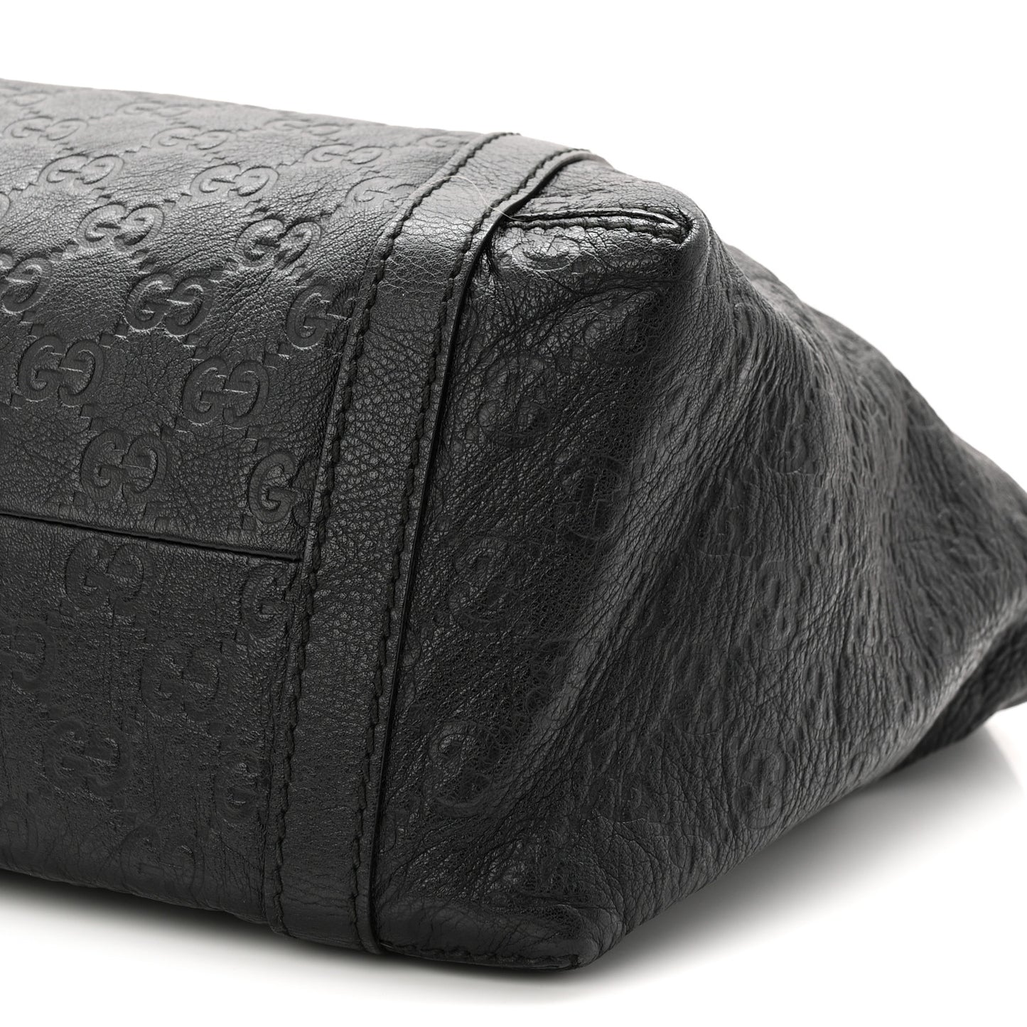 Guccissima Medium New Ladies Tote Black