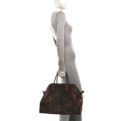 The Row Suede Soft Margaux 17 Mocha 2 of 9