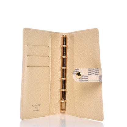 Louis Vuitton Damier Azur Small Ring Agenda Cover 5 of 6