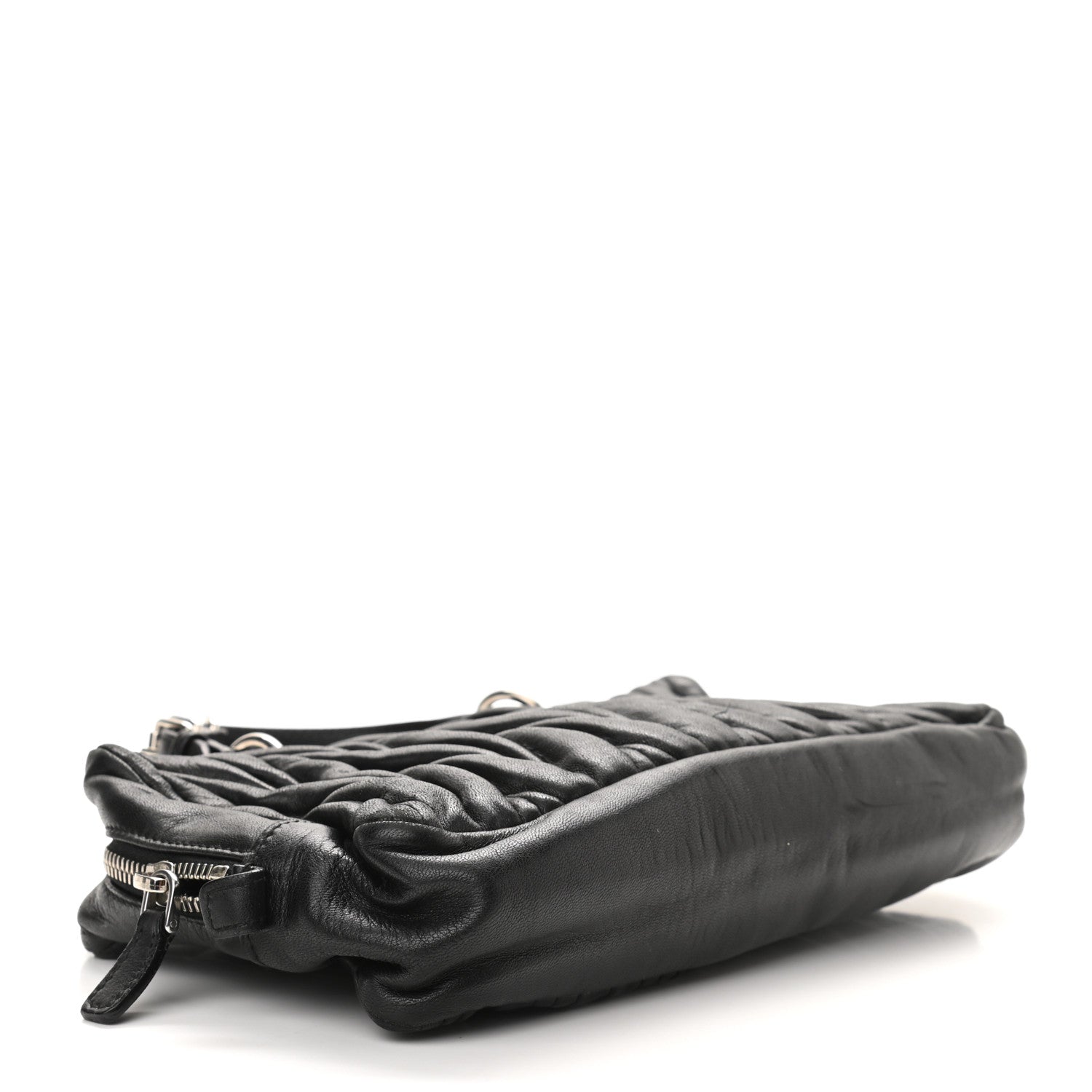 Miu Miu Nappa Matelasse Tote Black 3 of 11