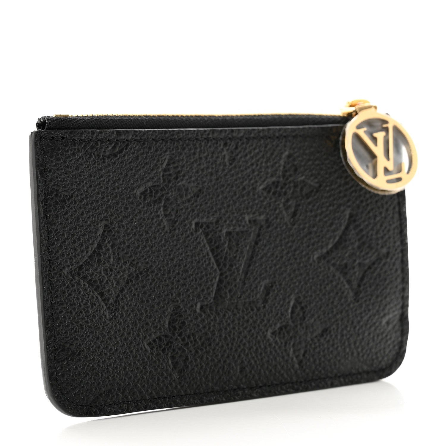 Louis Vuitton Empreinte Monogram Zipped Romy Card Holder Black 3 of 6