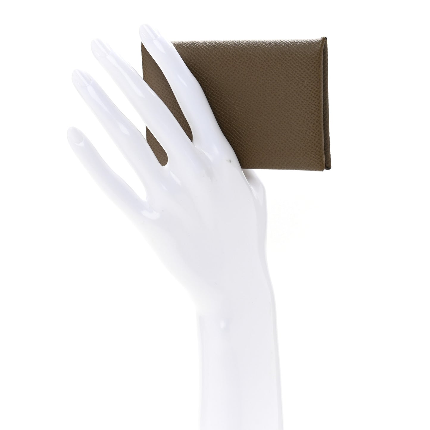 Epsom Calvi Card Case Etoupe