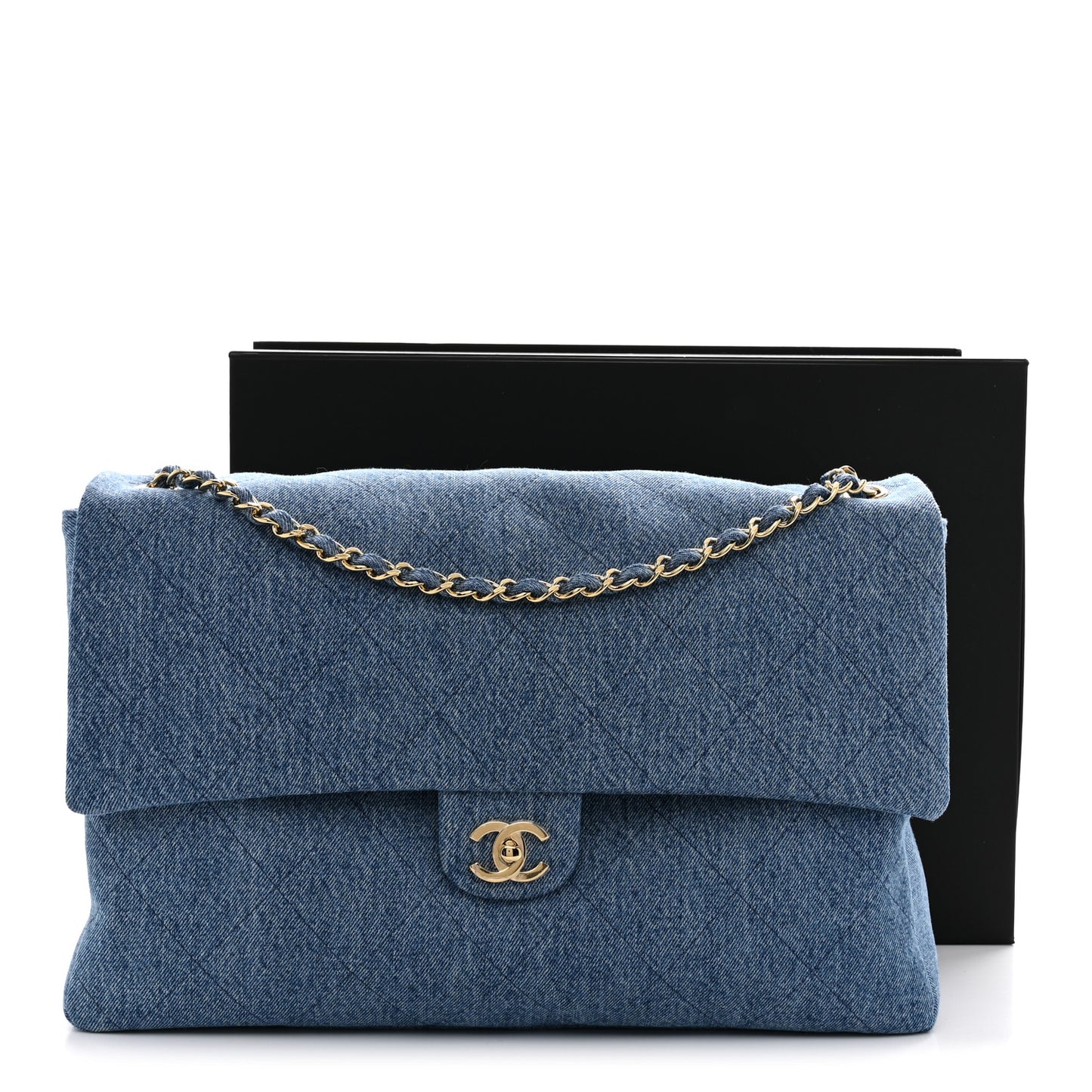 Denim Souplissimo Maxi Flap Blue