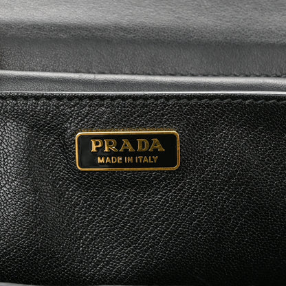 Prada City Calf Saffiano Cahier Bag Black 6 of 9