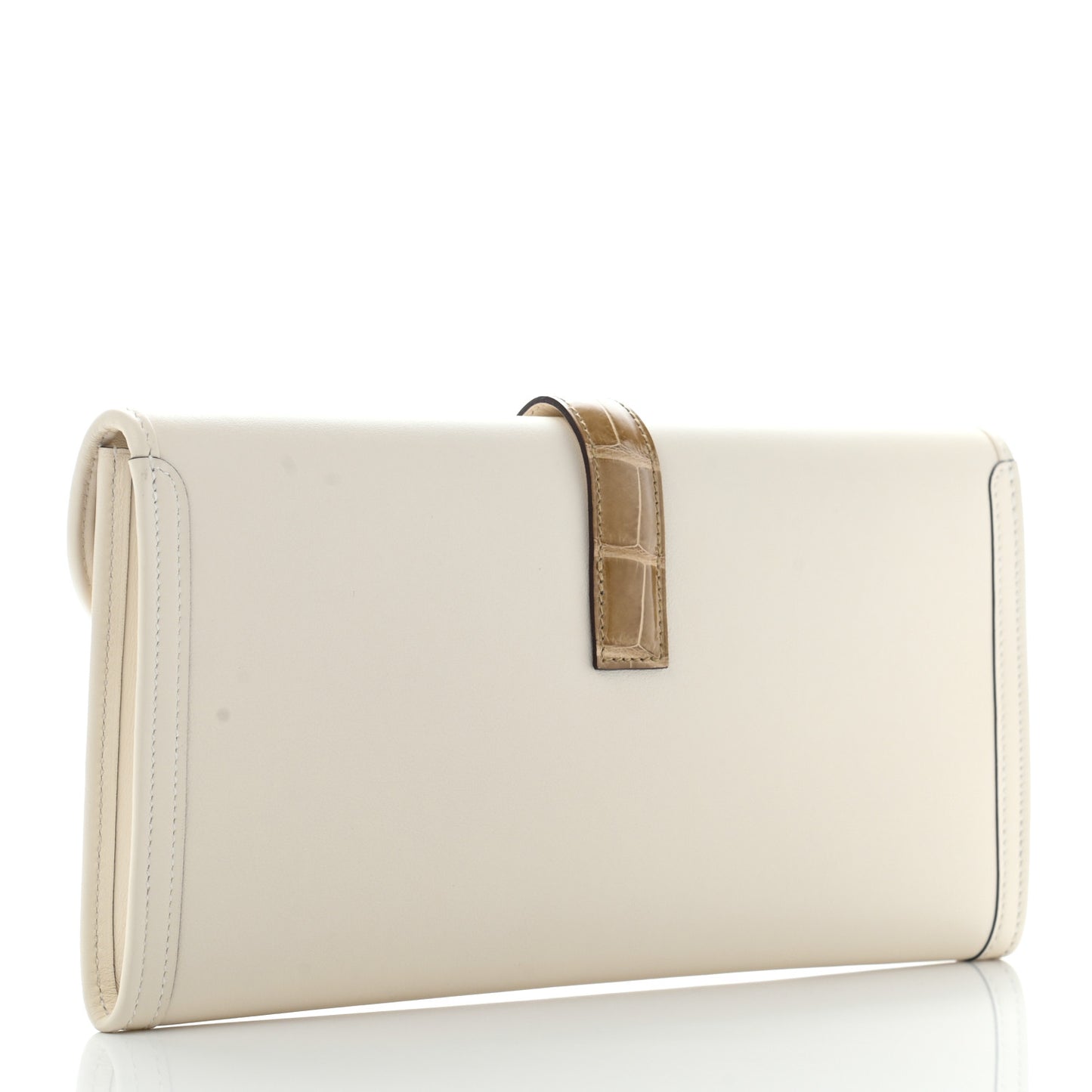 Swift Matte Alligator Jige Elan Touch 29 Clutch Nata Sable