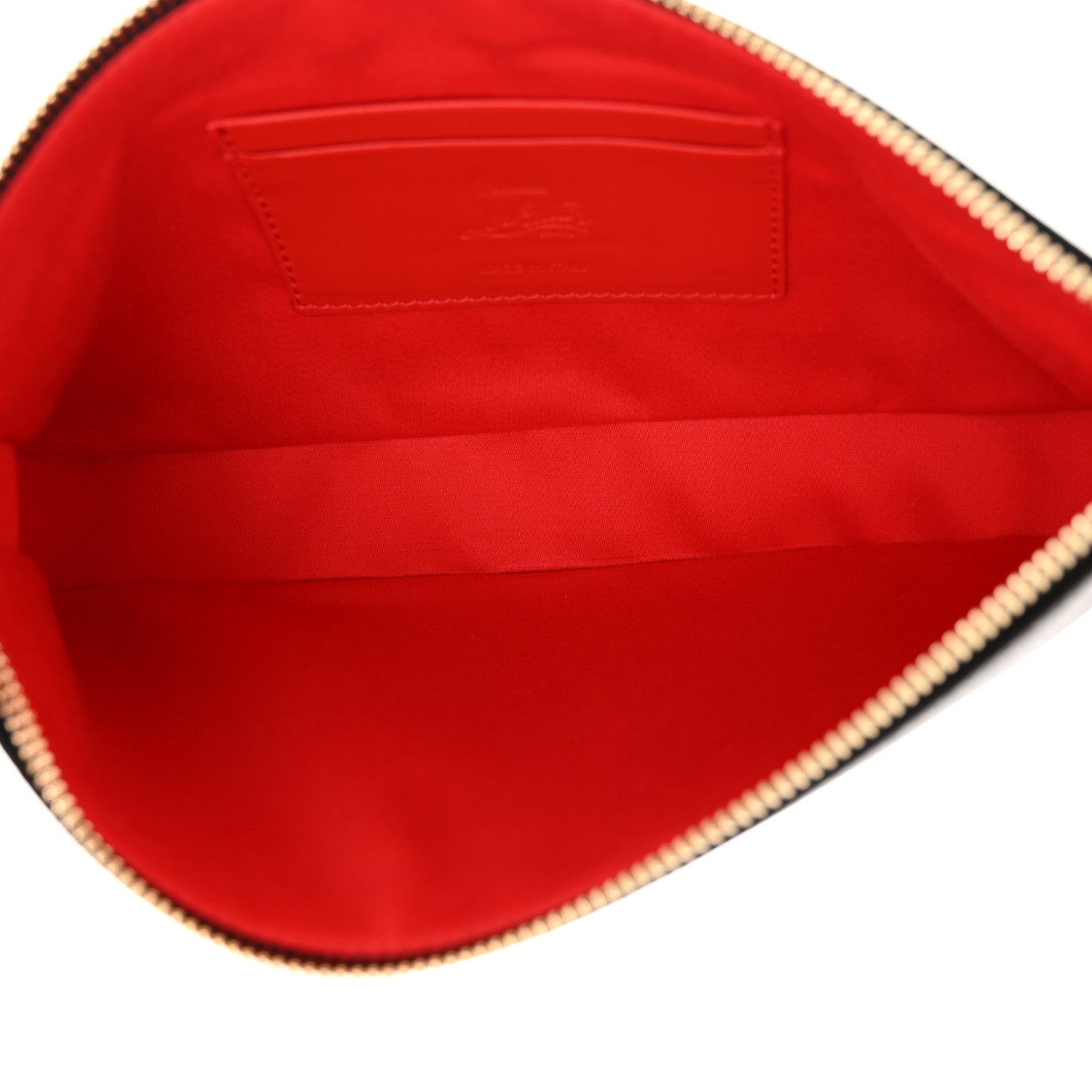 Christian Louboutin Calfskin Loubila Chain Clutch Black 5 of 9