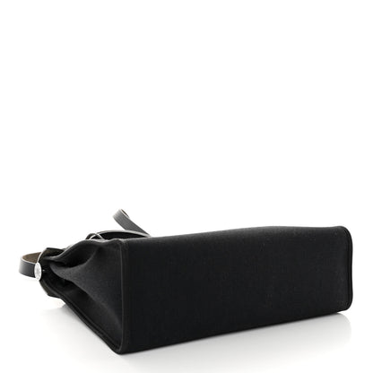 Hermes Military Toile Vache Hunter Herbag Zip PM 31 Black 4 of 11