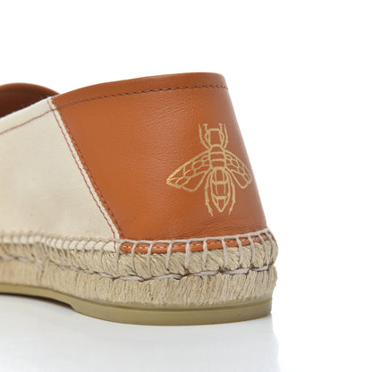 Gucci Canvas Worldwide Mens Espadrilles 7.5 Raw Cognac 10 of 14