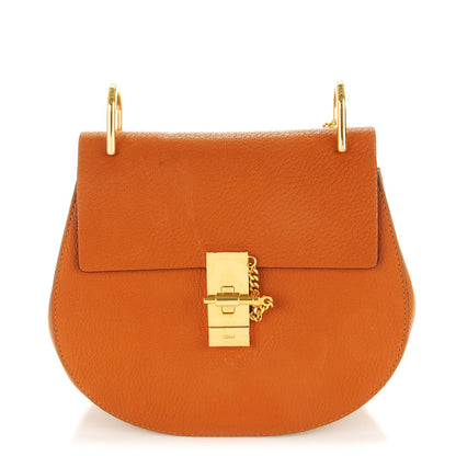 Chloe Grained Lambskin Drew Shoulder Bag Caramel 1 of 7