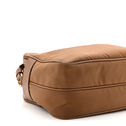 Prada Tessuto Nylon Saffiano Re-Edition 1978 Messenger Bag Sughero 9 of 10