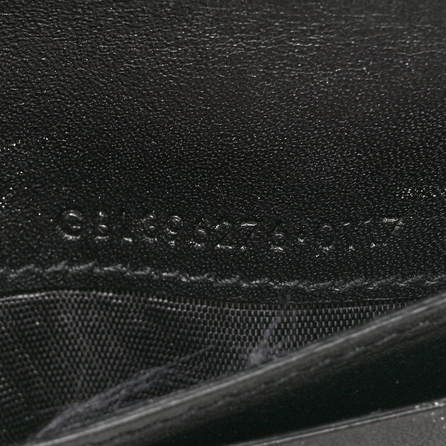 Crocodile Embossed Bi-Fold Wallet Black