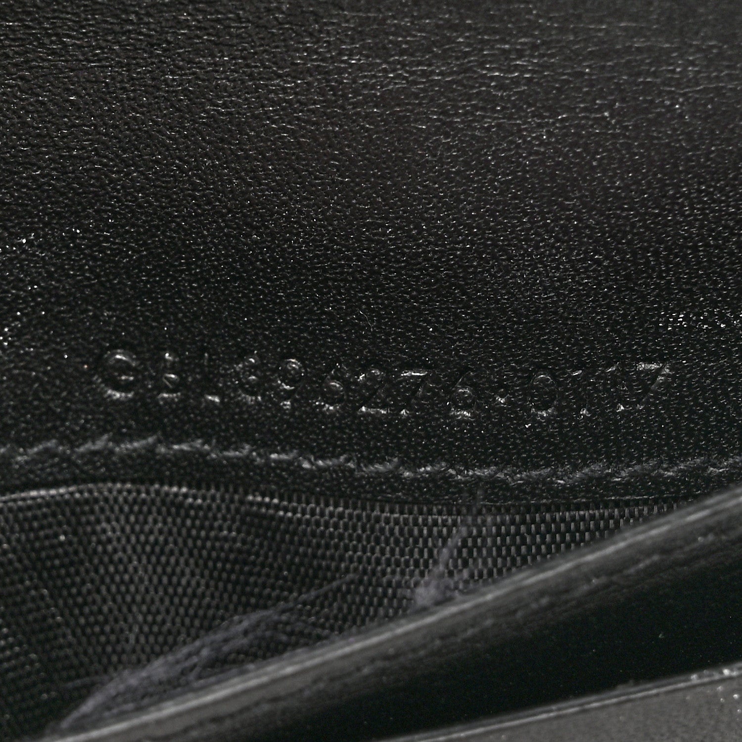 Saint Laurent Crocodile Embossed Bi-Fold Wallet Black 8 of 9