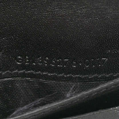 Saint Laurent Crocodile Embossed Bi-Fold Wallet Black 8 of 9