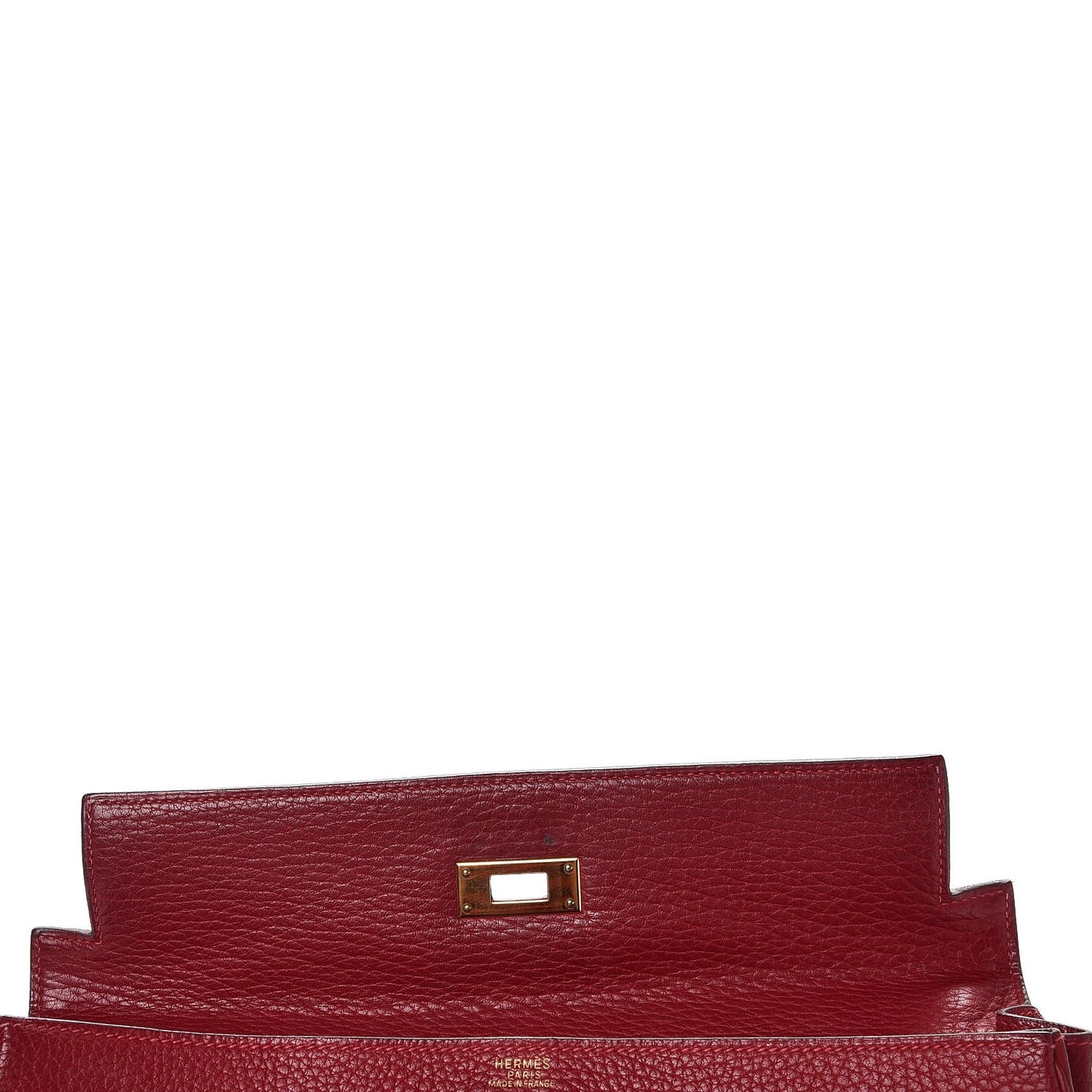 Taurillon Clemence Retourne Kelly 32 Rouge Garance