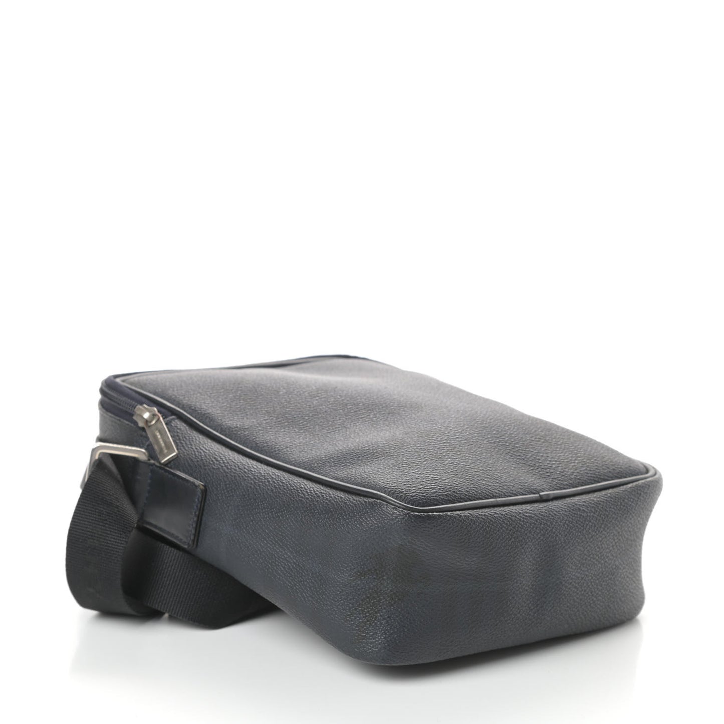 London Check Small Messenger Bag Dark Charcoal