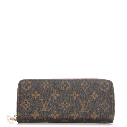 Louis Vuitton Monogram Clemence Wallet Rose Ballerine 1 of 7