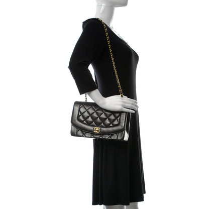 Chanel Lambskin Quilted Medium Single Flap Black 2 of 12